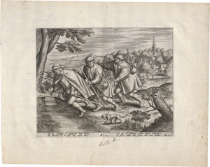 Los 5029 - Bruegel d. Ä., Pieter - nach - Die drei Blinden führen einander - 0 - thumb