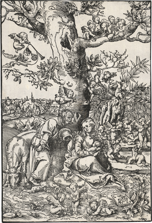 Lot 5039, Auction  123, Cranach d. Ä., Lucas, Die Ruhe auf der Flucht