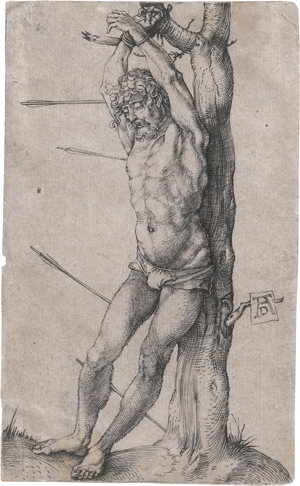 Lot 5046, Auction  123, Dürer, Albrecht, Der hl. Sebastian am Baume