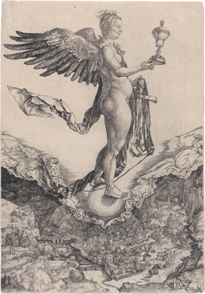 Lot 5049, Auction  123, Dürer, Albrecht, Die Nemesis oder Das Große Glück
