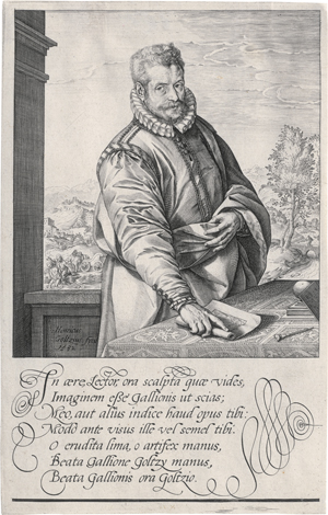 Los 5080 - Goltzius, Hendrick - Bildnis des Kupferstechers und Verlegers Philips Galle - 0 - thumb