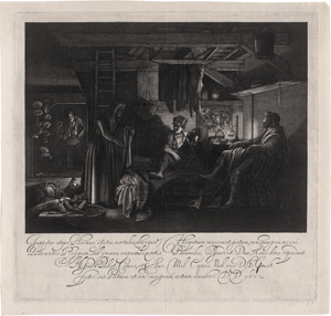 Lot 5082, Auction  123, Goudt, Hendrik, Jupiter und Merkur in der Hütte von Philemon und Baucis