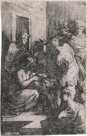 Lot 5130, Auction  123, Parmigianino, Francesco, Die Geburt Christi