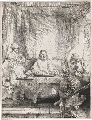 Los 5145 - Rembrandt Harmensz. van Rijn - Christus in Emmaus - 0 - thumb
