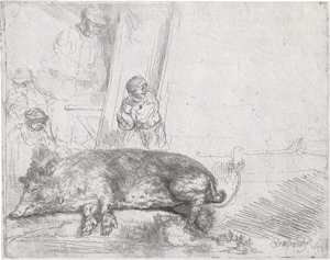 Los 5149 - Rembrandt Harmensz. van Rijn - Das schlafende Schwein - 0 - thumb