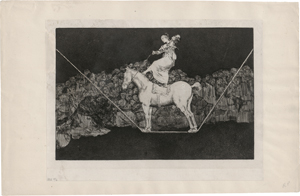 Lot 5214, Auction  123, Goya, Francisco de, Una Reina del Circo (Disparate Puntual). 