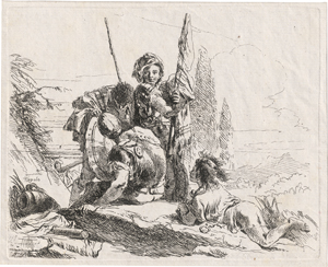 Los 5274 - Tiepolo, Giovanni Battista - Drei Soldaten mit einem Jungen - 0 - thumb