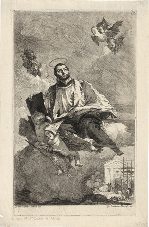 Los 5279 - Tiepolo, Giovanni Domenico - Der hl. Gaetano von Thiene - 0 - thumb