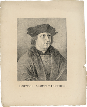 Lot 5299, Auction  123, Deutsch, frühes 19. Jh. Bildnis Martin Luther