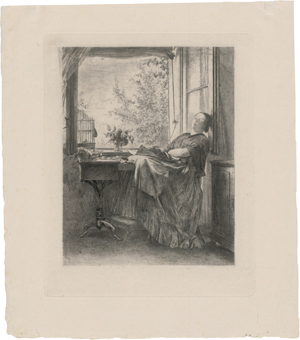 Lot 5325, Auction  123, Menzel, Adolph von, Die schlafende Näherin am Fenster 