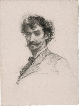 Lot 5335, Auction  123, Rajon, Paul Adolphe, Porträt James McNeill Whistler
