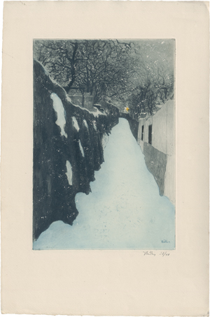 Los 5508 - Müller, Alfredo - Montmartre, La rue St Vincent en hiver - 0 - thumb