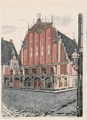 Lot 5533, Auction  123, Stromberg, Alexander von, Das Schwarzhäupterhaus in Riga