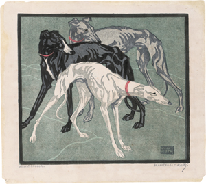 Lot 5586, Auction  123, Bresslern-Roth, Norbertine, Windhunde