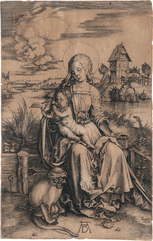 Lot 5703, Auction  123, Dürer, Albrecht, Maria mit der Meerkatze