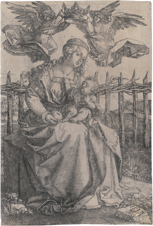 Lot 5704, Auction  123, Dürer, Albrecht, Die Jungfrau von zwei Engeln gekrönt