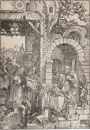 Lot 5710, Auction  123, Dürer, Albrecht, Die Anbetung der Könige