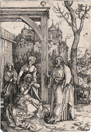 Lot 5711, Auction  123, Dürer, Albrecht, Christi Abschied von seiner Mutter