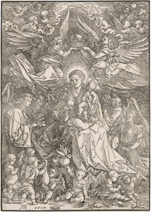 Lot 5713, Auction  123, Dürer, Albrecht, Maria als Königin der Engel 
