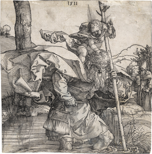 Lot 5714, Auction  123, Dürer, Albrecht, Der hl. Christophorus