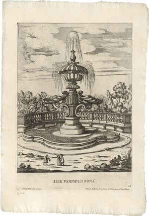 Los 5724 - Falda, Giovanni Battista - Vier Brunnen aus der Villa Pamphilij - 0 - thumb