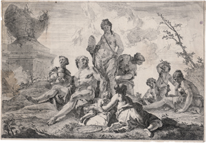 Lot 5726, Auction  123, Fontebasso, Francesco, Venus und Vulkan in Begleitung von Nymphen und Amoretten