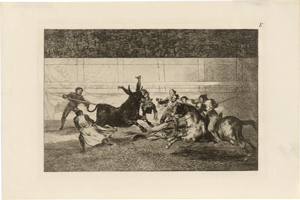 Lot 5751, Auction  123, Goya, Francisco de, Mort de Pepe Illo