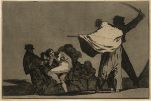 Lot 5753, Auction  123, Goya, Francisco de, Disparate Conocido (Que Guerrero!)