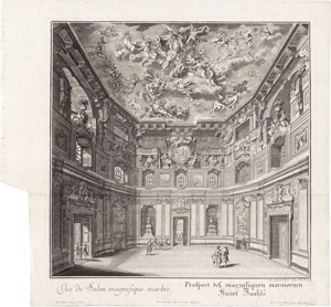 Lot 5785, Auction  123, Kleiner, Salomon - nach, Der Festsaal in Schloss Belvedere