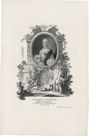 Lot 5810, Auction  123, Nilson, Johann Esaias, Katharina die Große