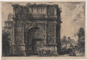 Los 5830 - Piranesi, Giovanni Battista - Veduta dell'Arco di Benevento nel Regno di Napoli - 0 - thumb