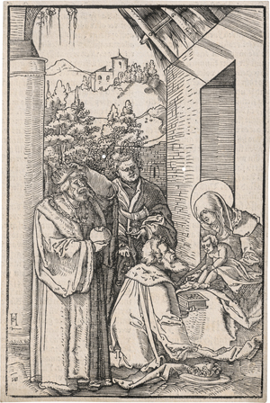 Los 5876 - Schäufelein, Hans - Die Geburt Christi (oder: die Anbetung des Kindes); Die Anbetung der Könige - 0 - thumb