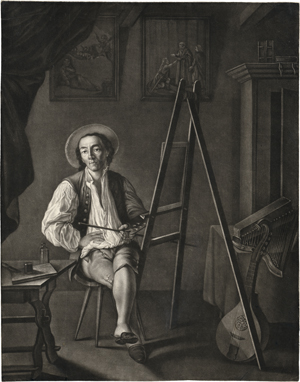Los 5909 - Vogel, Bernhard - Ein Maler in seinem Atelier - 0 - thumb