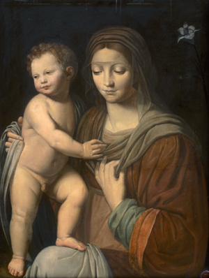 Los 6006 - Italienisch - wohl 17. Jh. Madonna mit Kind - 0 - thumb