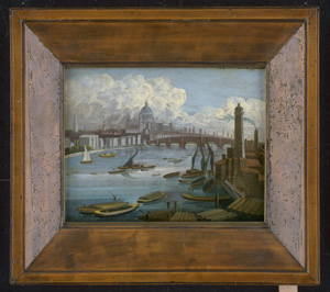 Los 6032 - Englisch - um 1800. London: Blick auf die Blackfriars Bridge und St. Paul's Cathedral - 1 - thumb