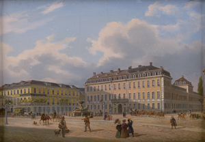 Los 6034 - Deutsch - um 1840. Das Alte Palais am Luisenplatz in Darmstadt - 0 - thumb