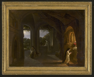 Los 6059 - Catel, Franz Ludwig - Betende Nonnen des Dominikanerordens in einer Klosterkapelle bei Nacht - 1 - thumb