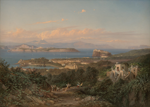 Lot 6066, Auction  123, Haase, Carl, Blick über den Hafen von Ischia und das Castello Aragonese