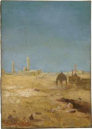 Lot 6117, Auction  123, Müller, Leopold Carl, Blick auf Kairo