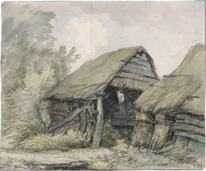 Lot 6579, Auction  123, Niederländisch, 18. Jh. Fischerhütten