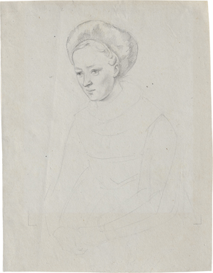 Lot 6634, Auction  123, Overbeck, Friedrich - zugeschrieben, Bildnis einer jungen Frau