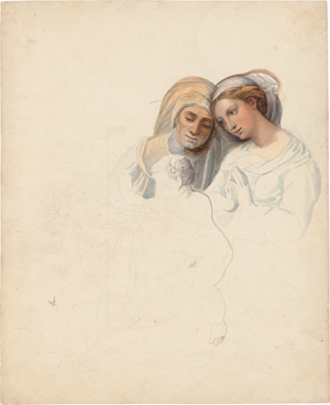 Los 6635 - Deutsch - 19. Jh. Maria und Elisabeth mit dem Jesuskind und Johannesknaben - 0 - thumb