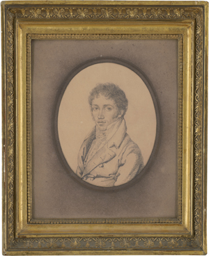 Lot 6674, Auction  123, Französisch, um 1820. Bildnis des Anne Louis Raoul Victor Baron de Montmorency