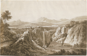 Lot 6701, Auction  123, Deurer, Peter Ferdinand, Die Wasserfälle von Tivoli