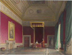 Lot 6711, Auction  123, Heinrich, Franz, Das Audienzzimmer von Papst Pius IX.
