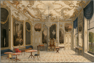 Lot 6714, Auction  123, Hintze, Johann Heinrich, Das Konzertzimmer Friedrichs II. in Schloss Sanssoucis