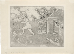 Los 7013 - Chagall, Marc - La fuite tout nu - 0 - thumb