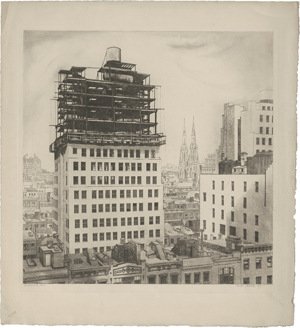 Los 7096 - Orlik, Emil - Bau eines Hochhauses in New York - 0 - thumb