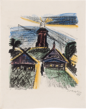 Lot 8073, Auction  123, Pechstein, Hermann Max, Leuchtturm
