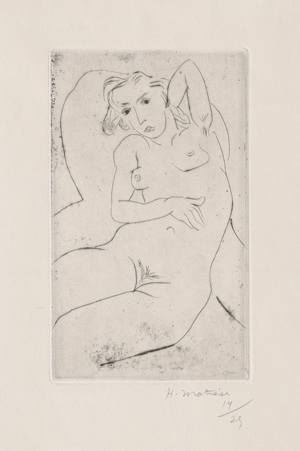 Lot 8104, Auction  123, Matisse, Henri, Nu assis - les yeux noirs
